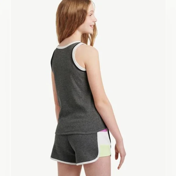 Justice Kids 7/8 Gray Tank Top - Picture 4 of 5